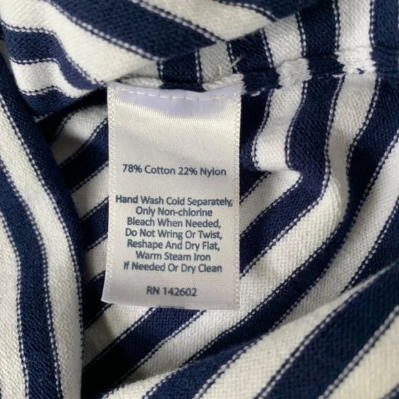 Sail To Sable Bell Sleeve Sailor Midi Dress Knit Pullover Boho Chic Navy, Size S - Picture 4 of 6